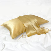 Silk Pillow Cover – 100% Mulberry Silk Tied Pillow Towel